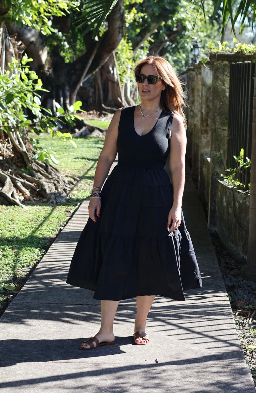 jason wu black dress Jason Wu Collection Women's Washed Twill Cape Midi Dress - Black