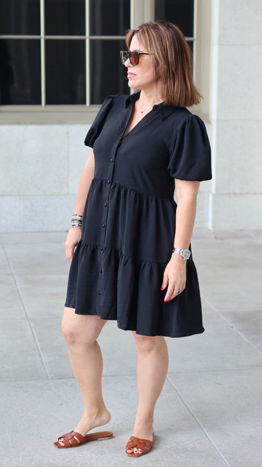Isabella Black Dress