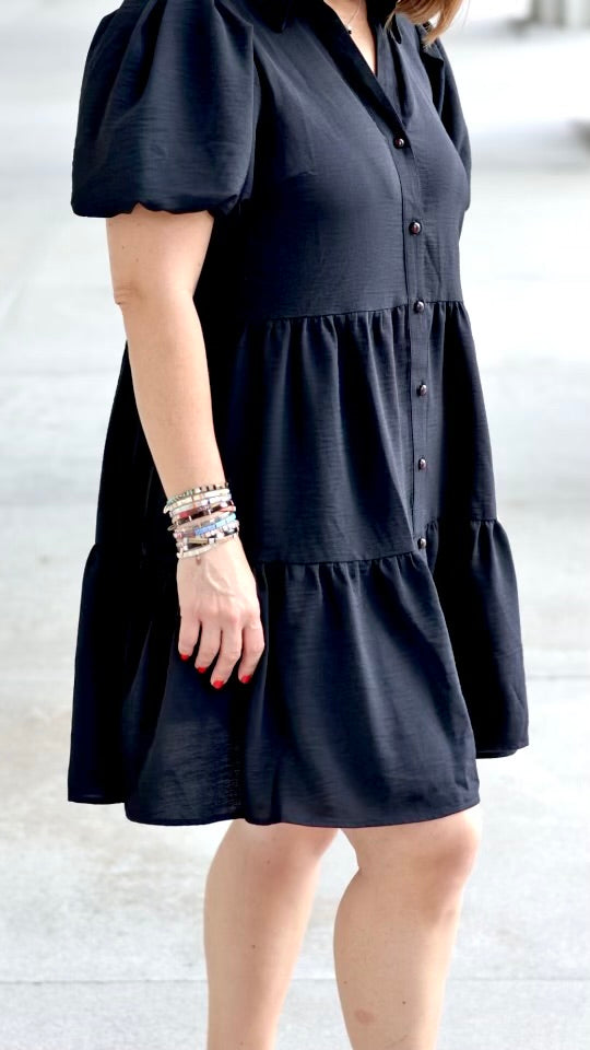 Isabella Black Dress