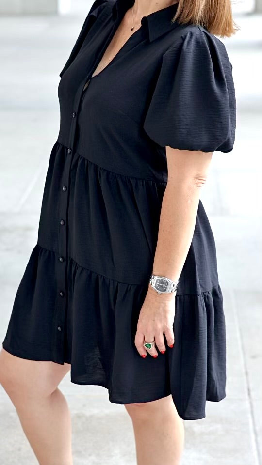 Isabella Black Dress